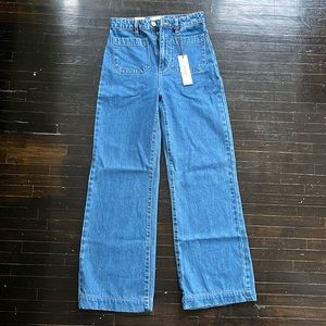 NWT ROLLA’S high rise wide leg sailor jean